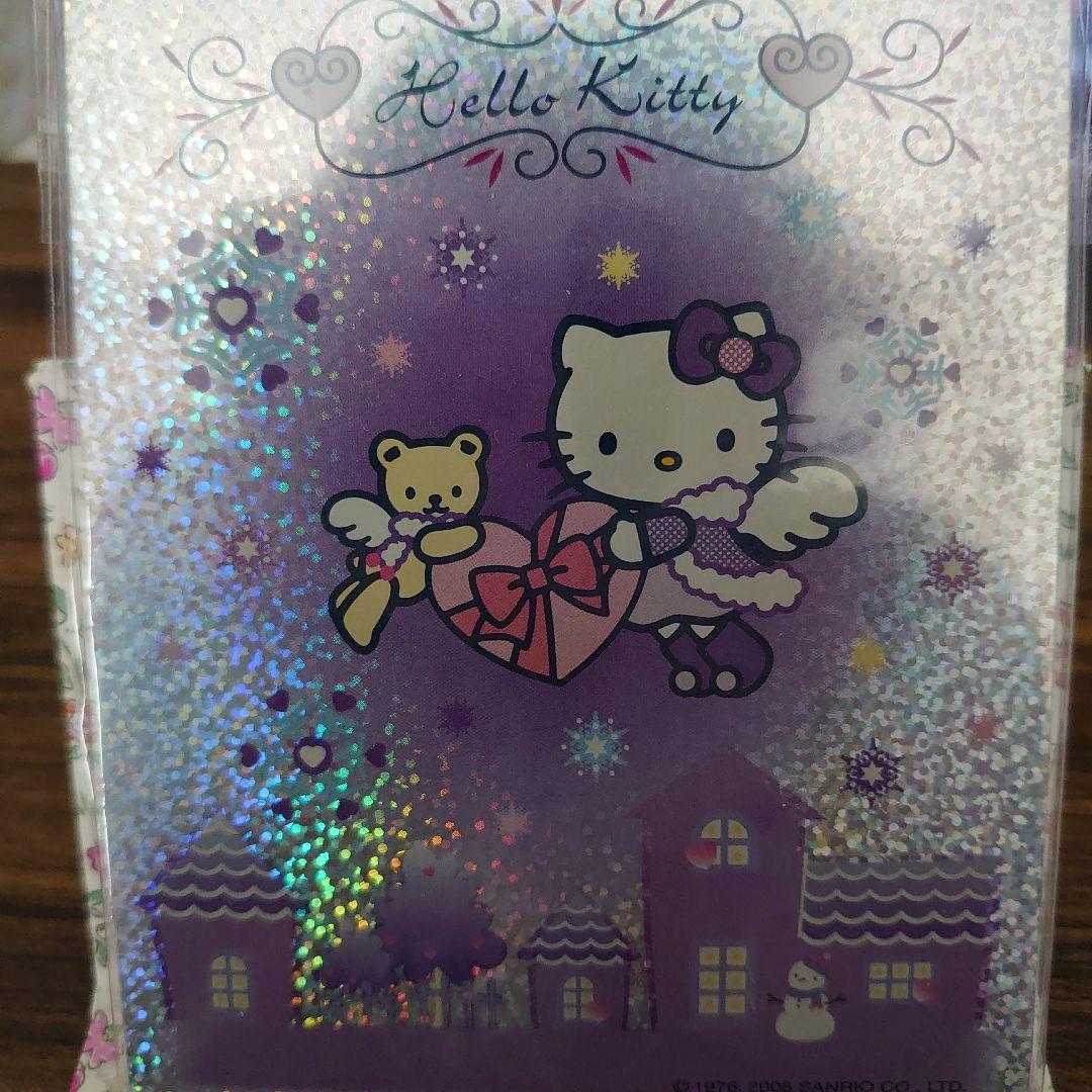 ♡*♡様 新品‪♡海外限定ハローキティ紫winterメモ