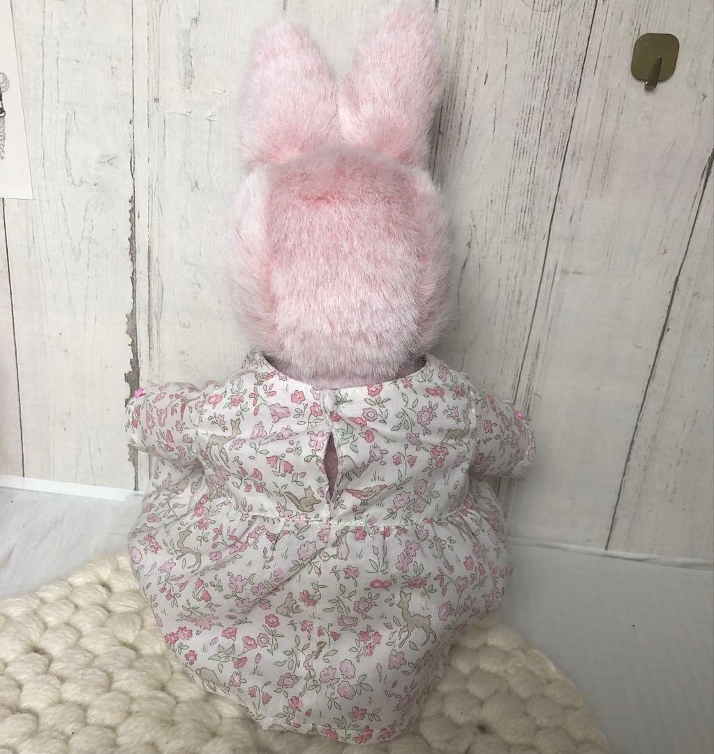 ハンドメイド　ピンクライオンラビットちゃん　ガーリードレス