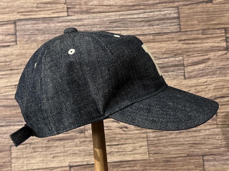 美品 フルカウント 6枚はぎ デニム ベースボール キャップ Fパッチ
