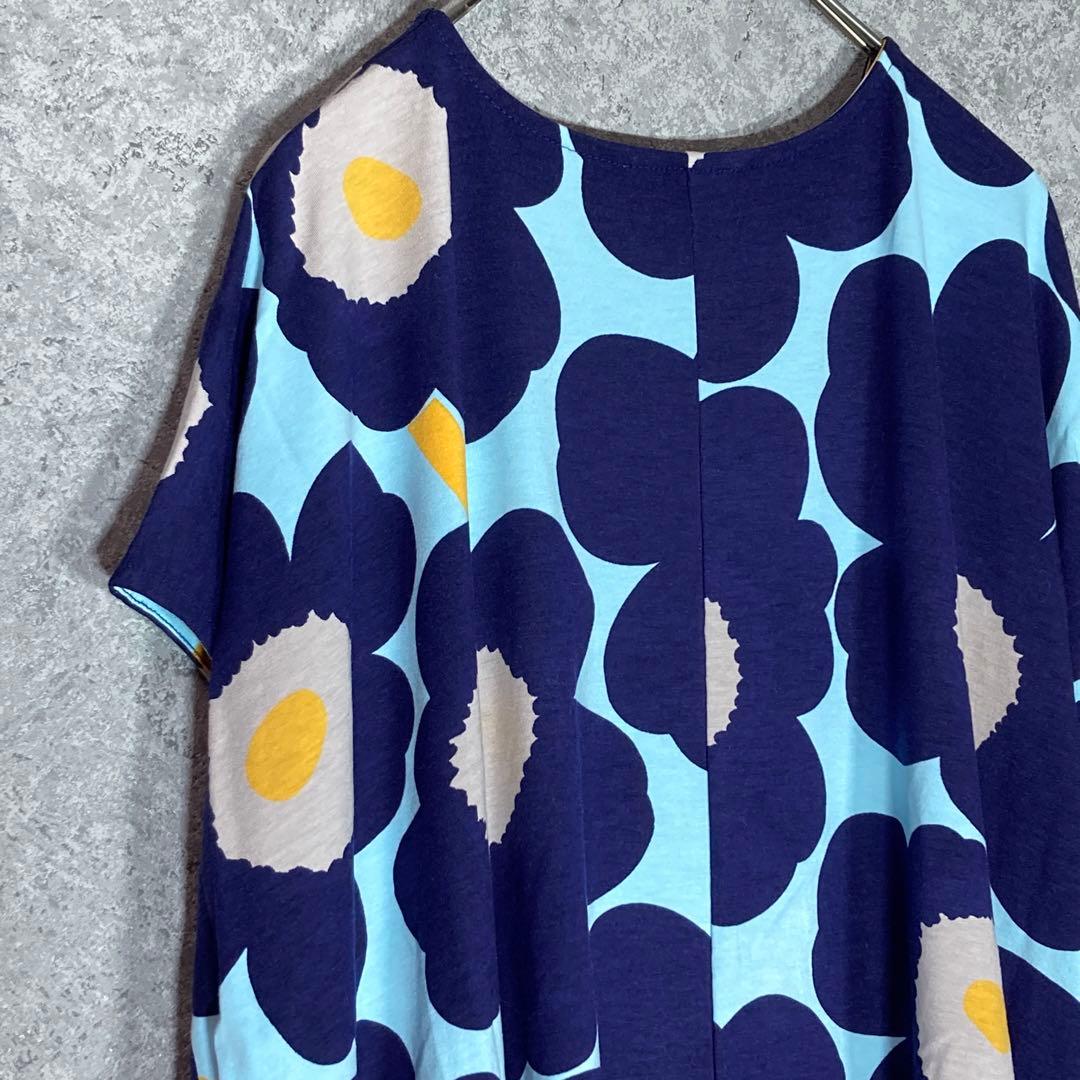 美品✨marimekko（S）半袖カットソー☘️花柄/総柄