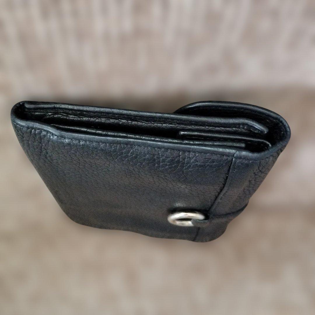 PRADA ヴィッテロダイノ レザー製 二つ折り財布 黒