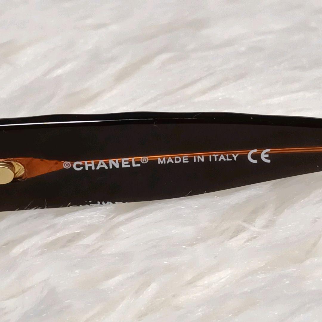 CHANEL シャネル 5111 カメリア サングラス ブラウン イタリア製