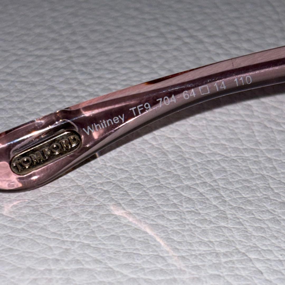 くま様用 未使用 トムフォード サングラス Whitney TF9 ピンク正規品