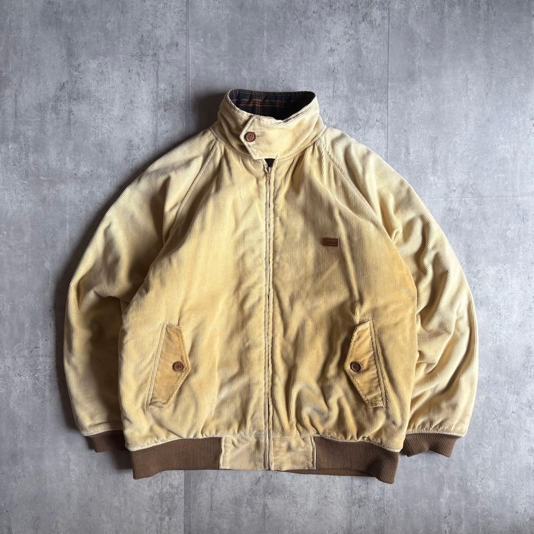 【00s vintage】スイングトップ　ブルゾン　フェード　裏地チェック　短丈