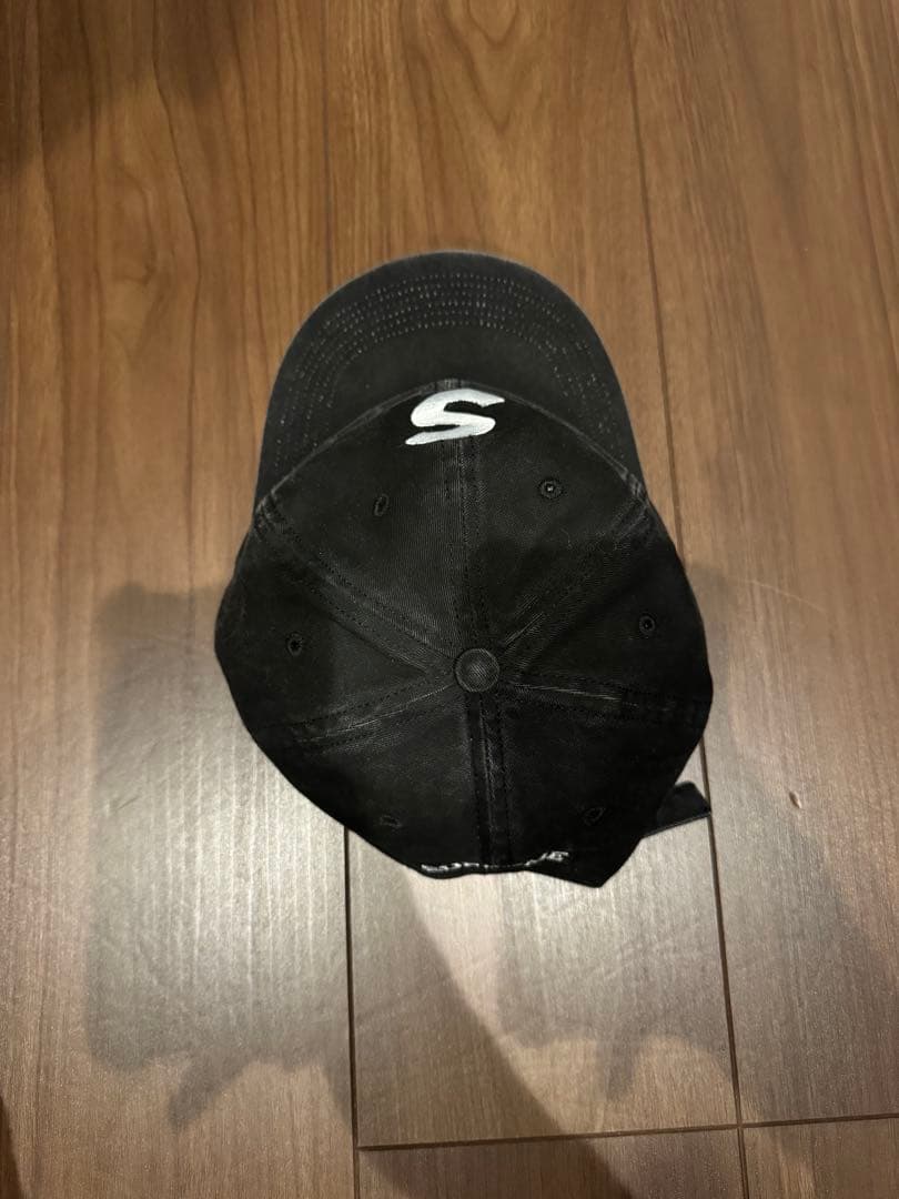 SUPREME ブラックキャップ Sロゴ 即完売品