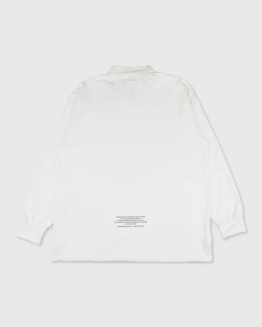 ラフロッグ　RUFFLOG MOCK NECK WHITE サイズL