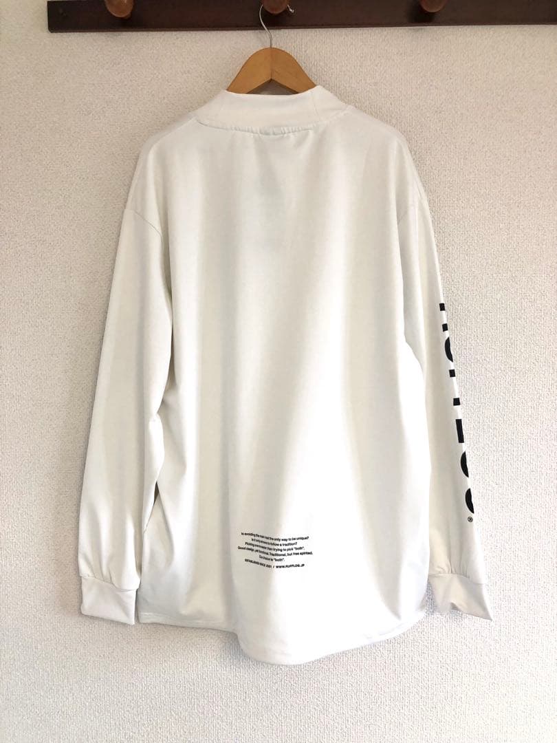 ラフロッグ　RUFFLOG MOCK NECK WHITE サイズL