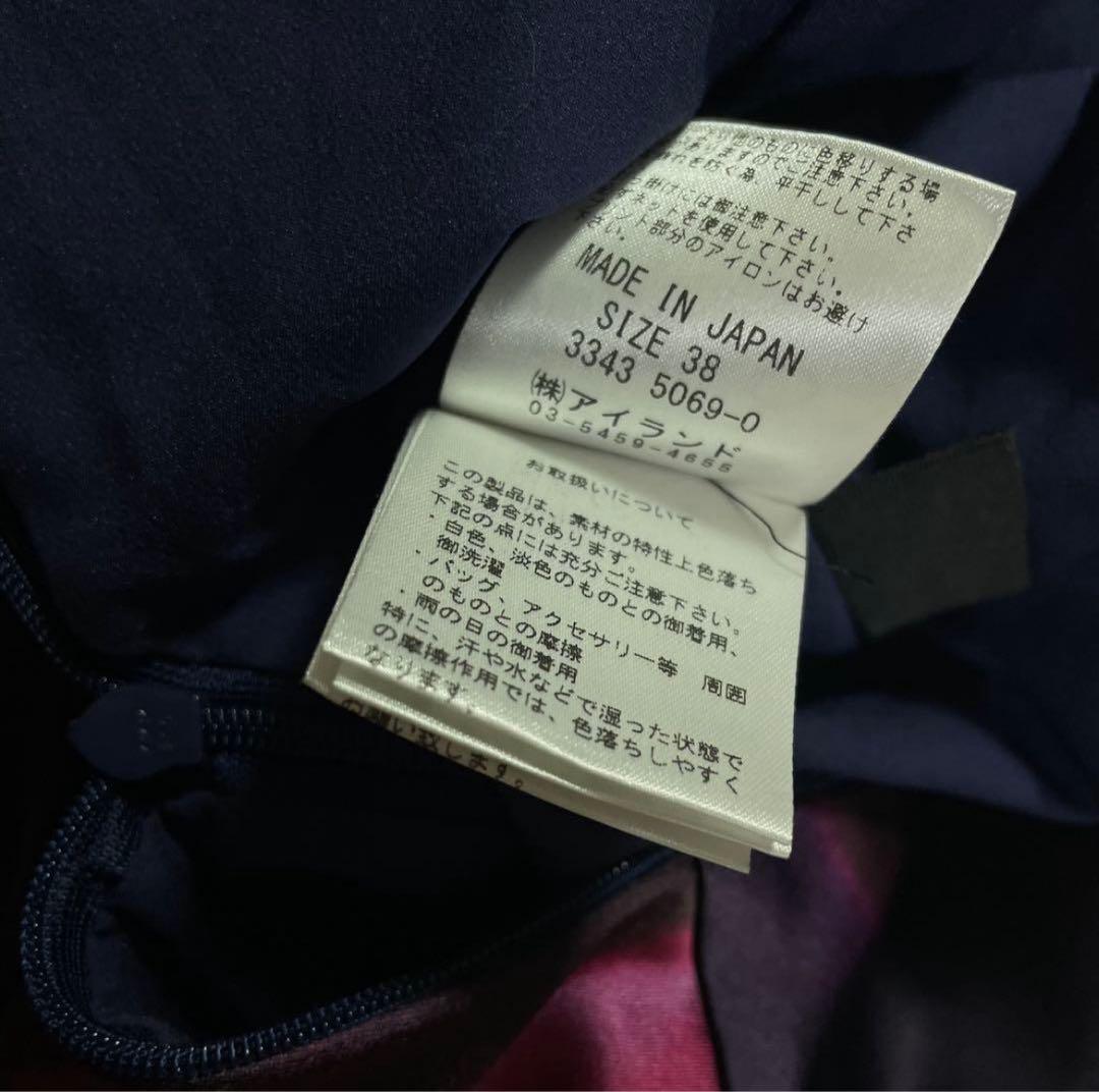 美品☆グレースコンチネンタル☆☆ワンピース☆38☆花柄☆バックフリル