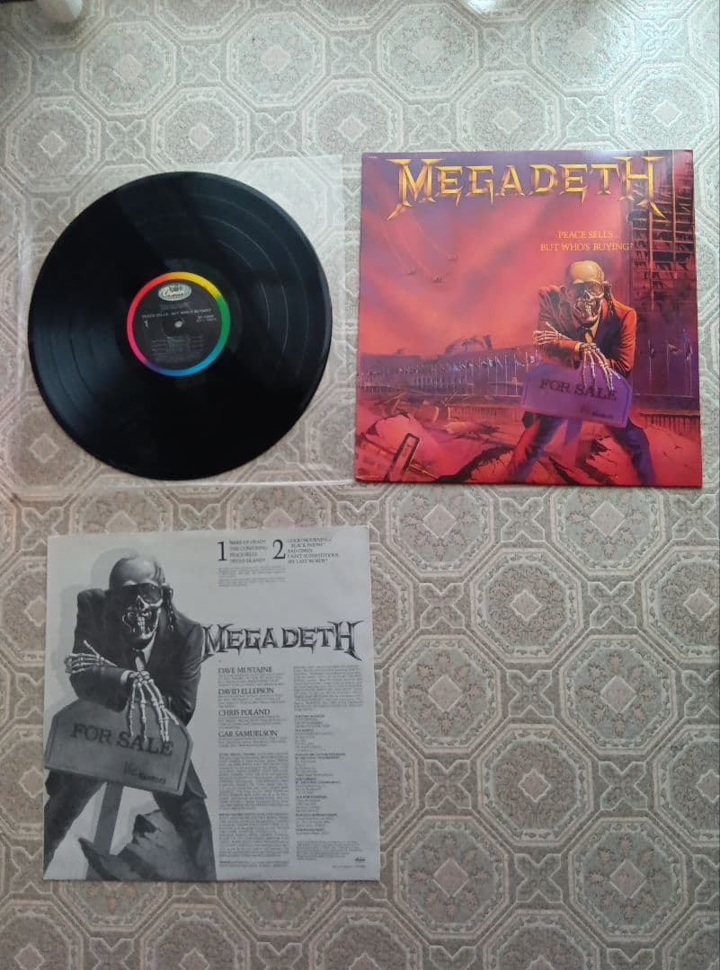 ●LPレコード megadeth peace sells...