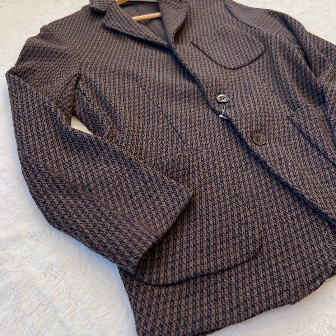 新品タグ付き✨ships テーラードジャケット TEXBRID 洗える　ブラウン