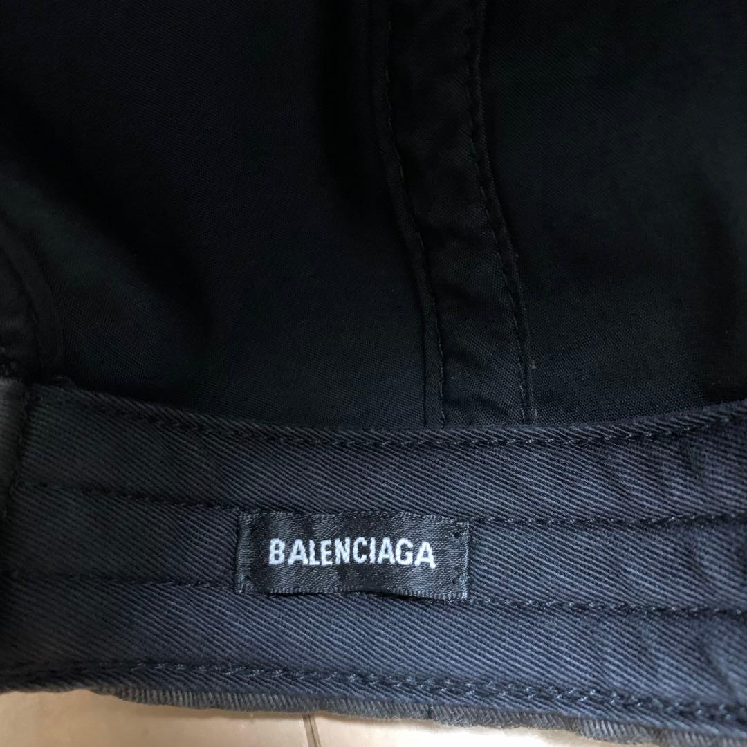 BALENCIAGA ロゴ キャップ バレンシアガ Black ブラック 黒