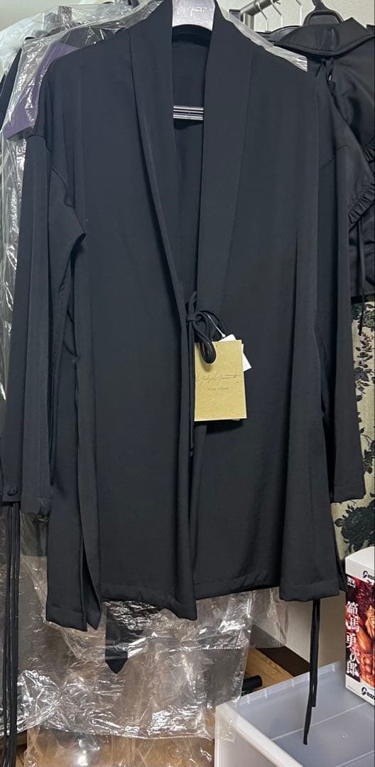 Yohji Yamamoto POUR HOMME 釈迦釦付きストールジャケット