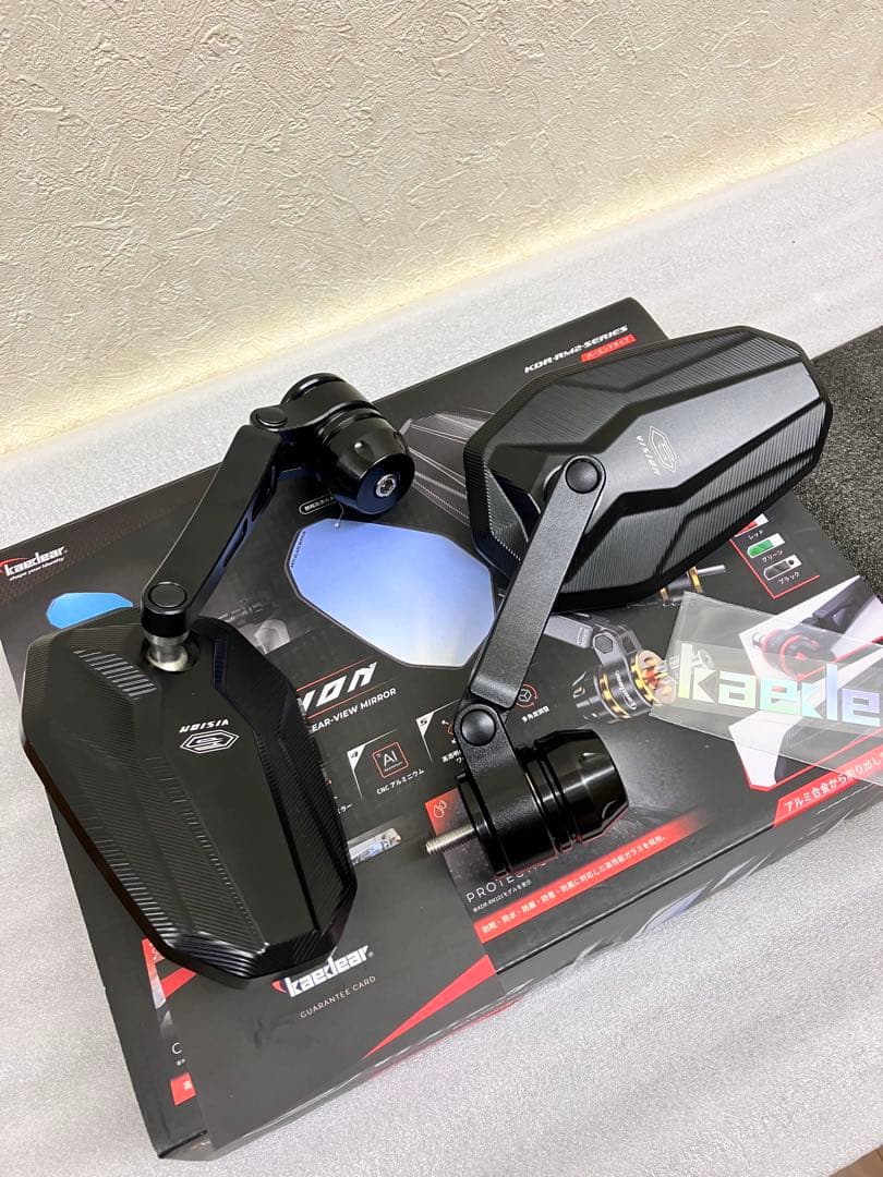 Kaedear カエディア バーエンドミラー( M6ボルト対応)ホンダ車等