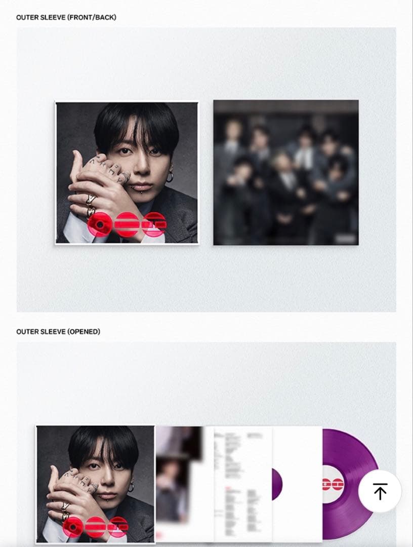 BTS ARIRANG Standard Vinyl Jung Kook グク