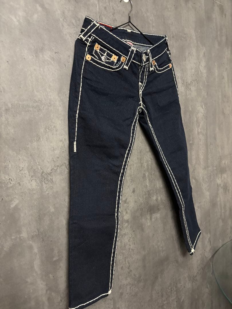 〈早い者勝ち・美品〉トゥルーレリジョン　スーパーティー　デニムパンツ　y2k