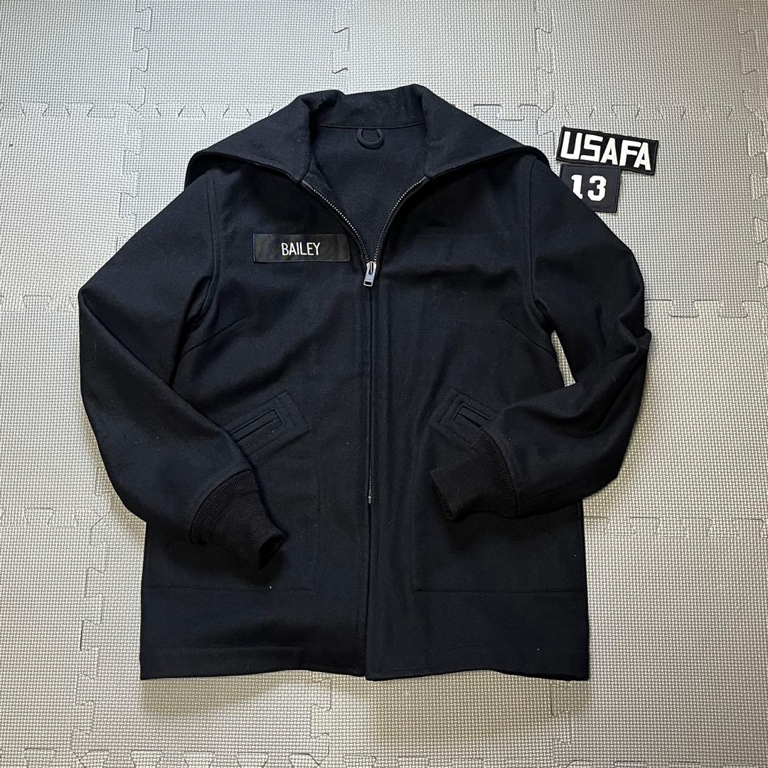 USAFA カデットコート アメリカ軍 メルトンウール 実物【美品】