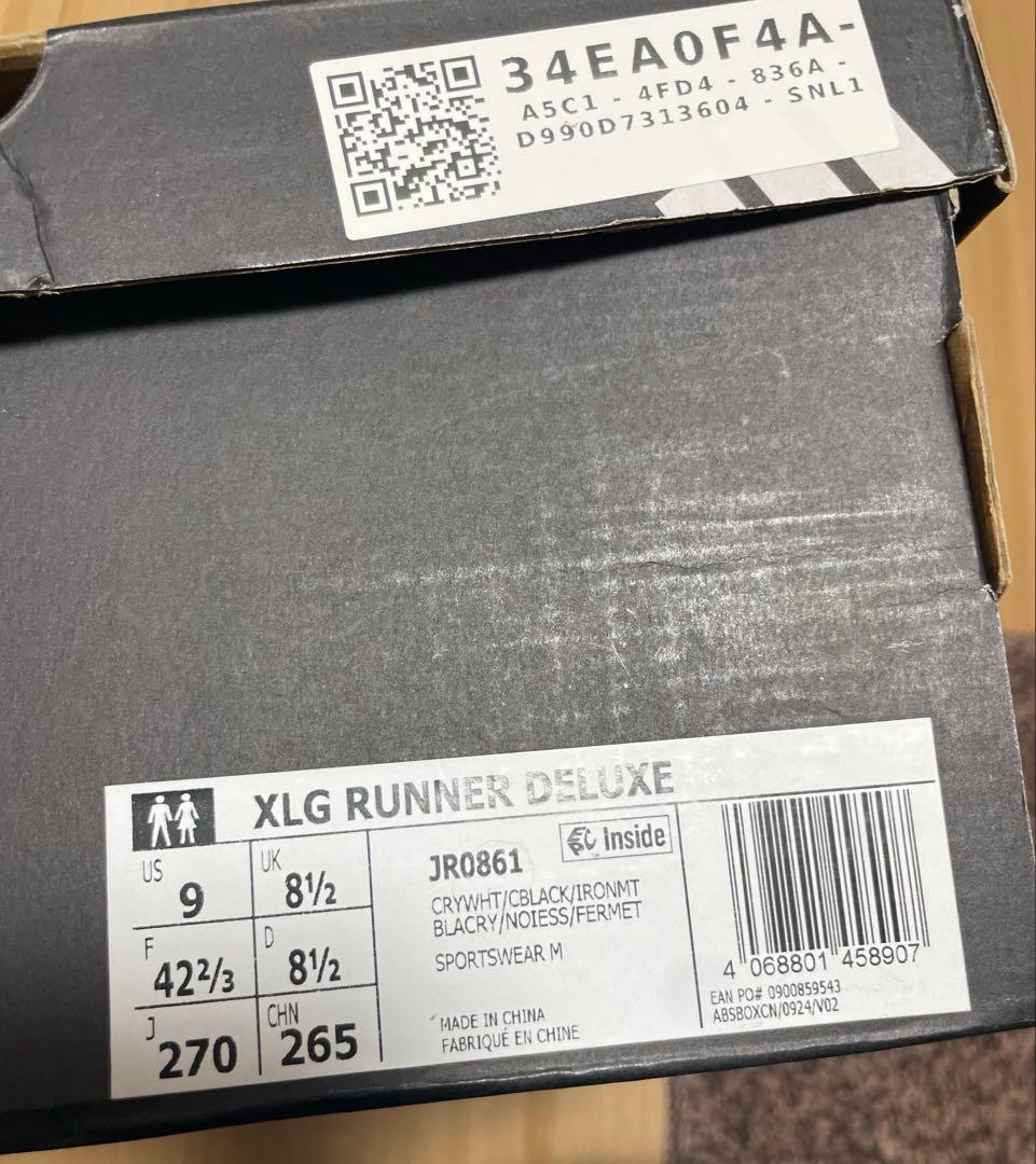adidas XLG RUNNER deluxe スニーカー 27cm
