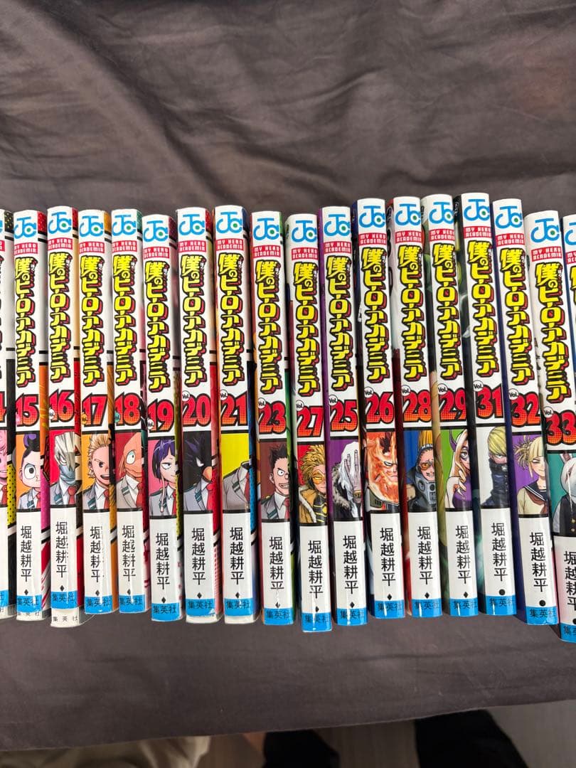 僕のヒーローアカデミア漫画 36巻まで　綺麗な状態