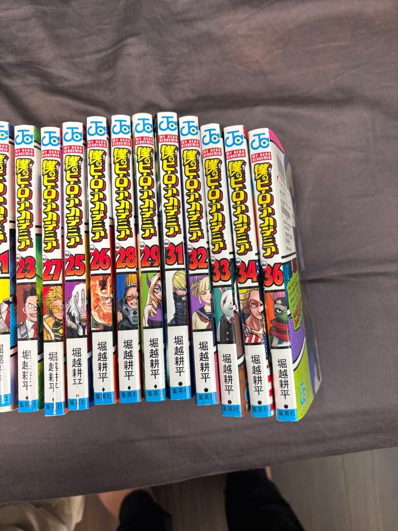 僕のヒーローアカデミア漫画 36巻まで　綺麗な状態