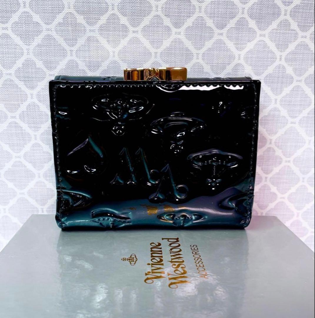 【大人気✨️ショッパー付】新品 Vivienne Westwood エナメル黒