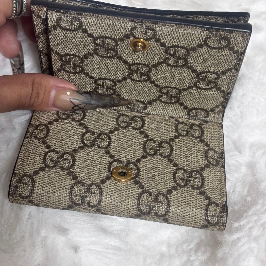 美品！！BALENCIAGA＆GUCCI三つ折り財布 ベージュ