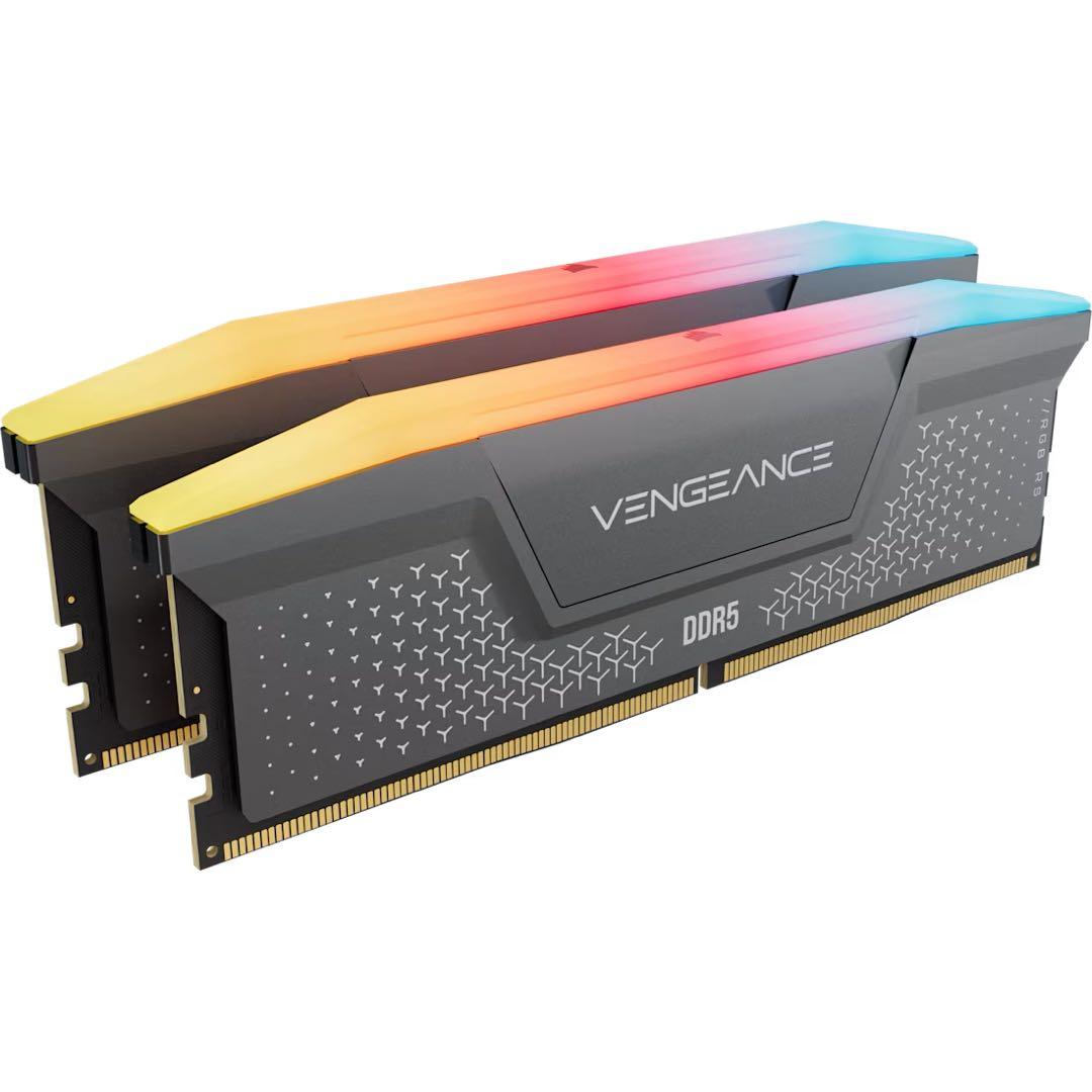 【中古】CORSAIR VENGEANCE RGB DDR5 32GB