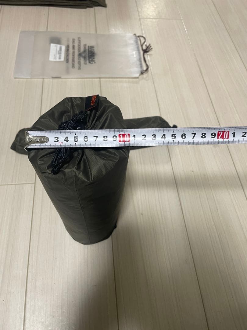 onewind billowタープ＋専用ポールのセット