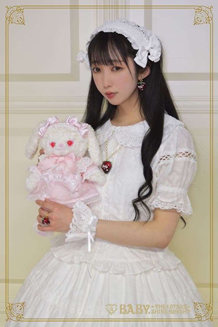 ベイビーザスターズシャインブライト くみゃちゃん　はわせドールワンピース　黒