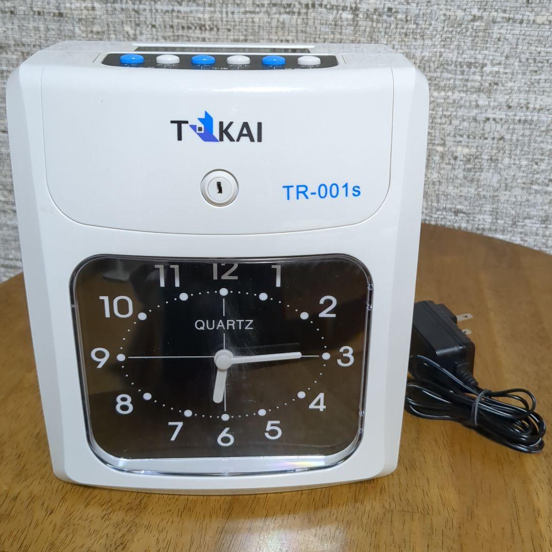 ★箱入カード付美品　TOKAI タイムレコーダーTR-001s 6欄印字