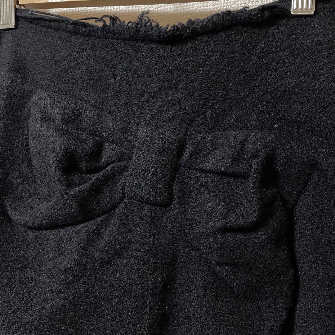 JUNYA WATANABE Wool Long Skirt リボン スカート