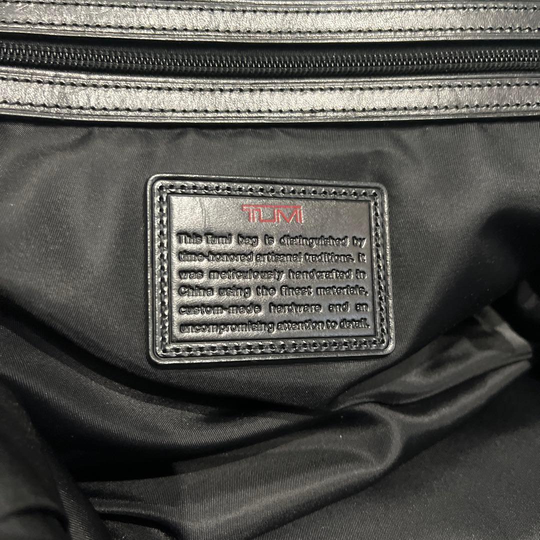 【希少】TUMI トゥミ　2WAY ボストンバッグ 牛革　ブラック