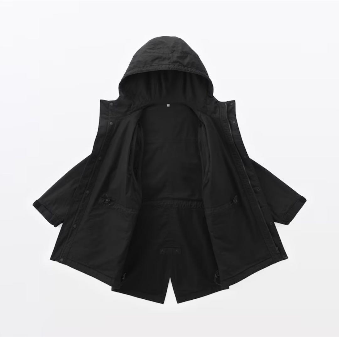 無印良品 mujilabo コットンライトキャンバス　フーデッドブルゾン