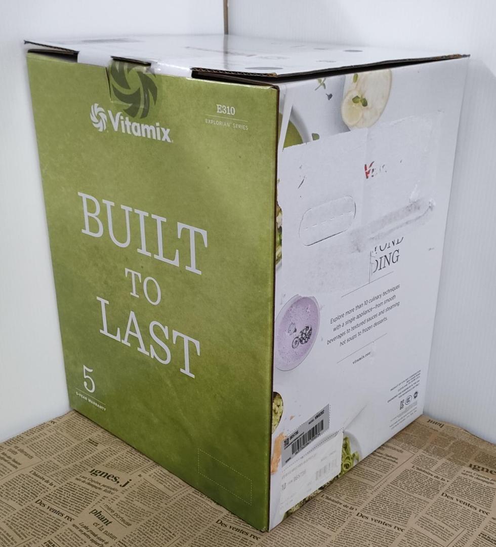 【美品】Vitamix E310 ブラック 動作点検・除菌済