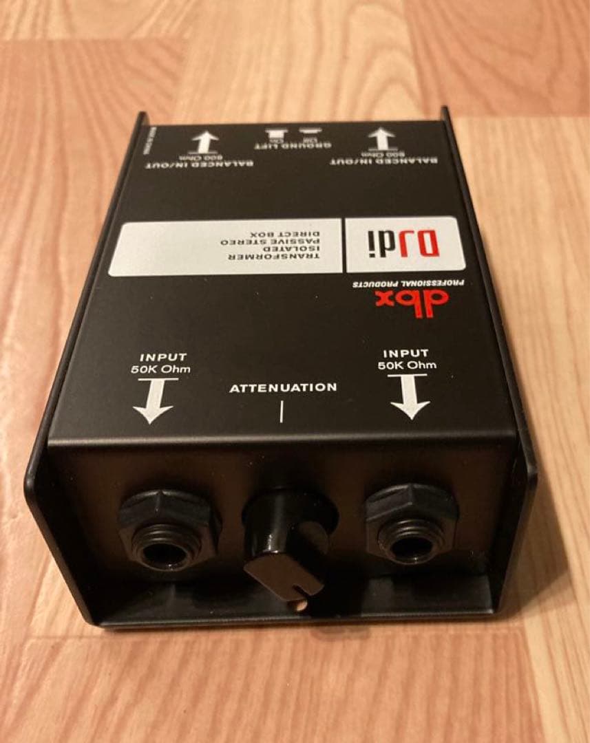 dbx DJDI 2chパッシブDI BOX