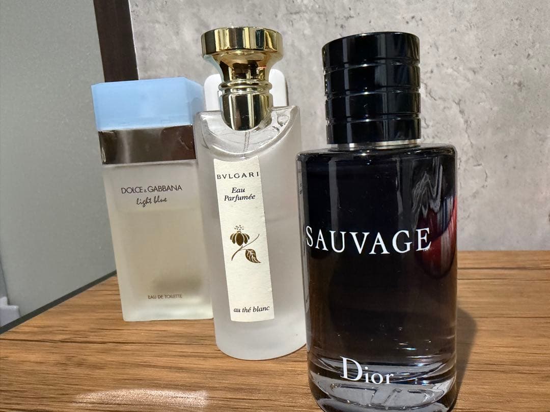 Dior Sauvage Dolce & Gabbana BVLGARI 香水