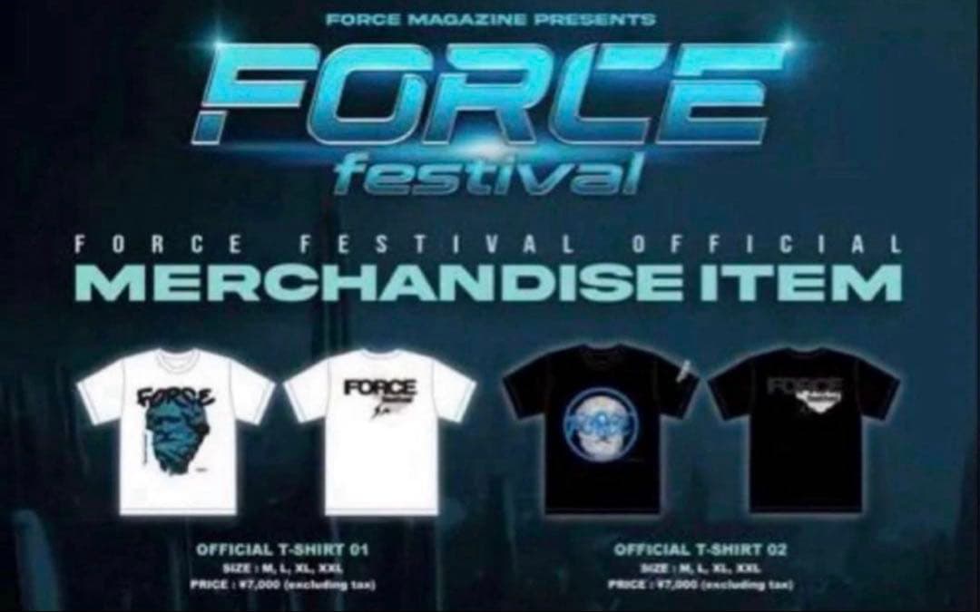 forcefestival 公式T 藤原ヒロシ Lサイズ