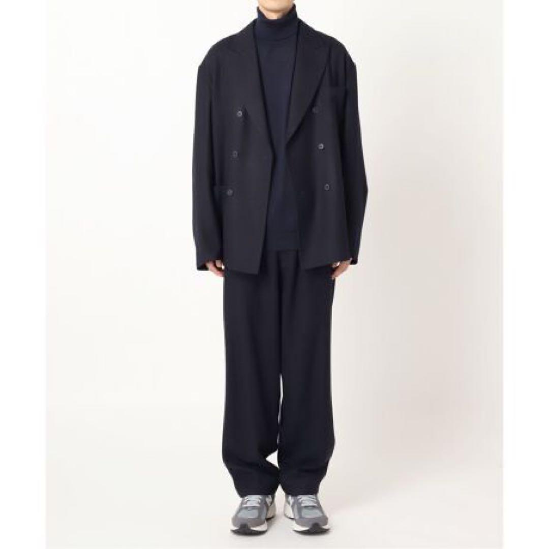 【FOLL / フォル】collage wool washed w jacket