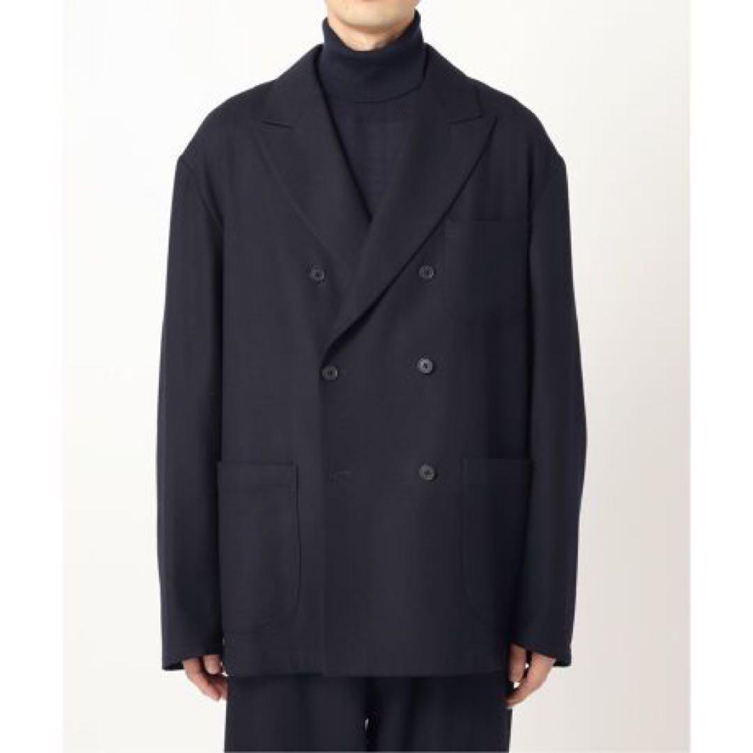 【FOLL / フォル】collage wool washed w jacket