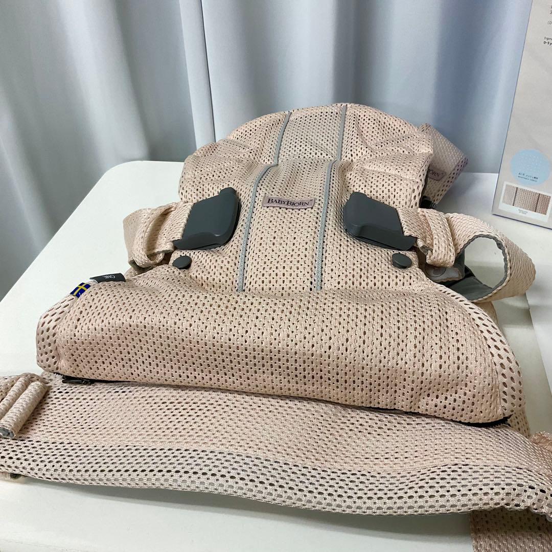 美品 ベビービョルン ONE KAI AIR ワンカイエアー パーリーピンク