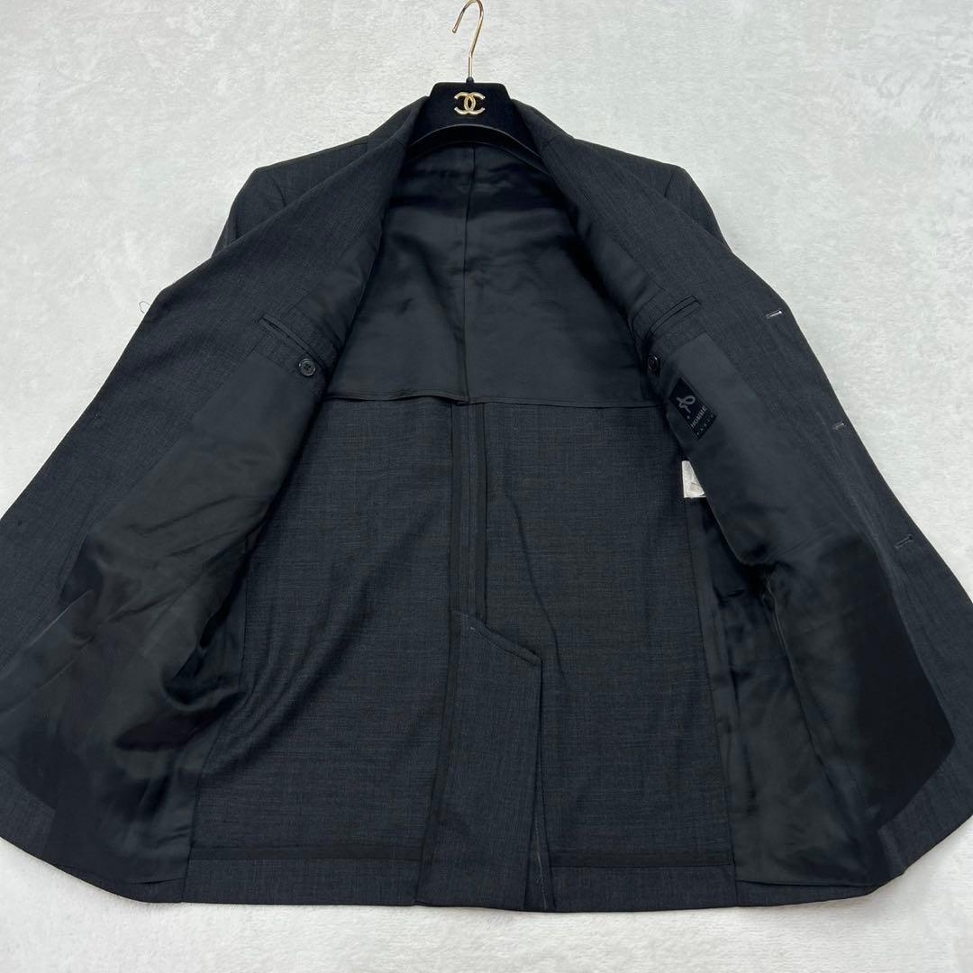 G418 美品 M アニエスベーオム スーツ上下 グレー メンズ