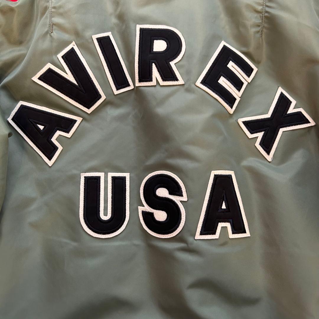 AVIREX MA-1 フライトジャケット　オリーブグリーン