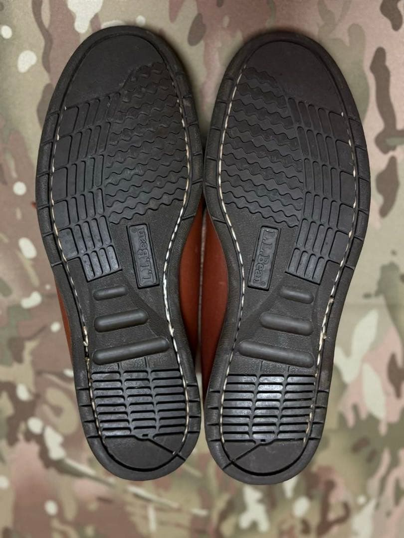 ☆L.L.Bean☆エルエルビーン ☆ハンドソーンモカシン☆ブルーチャーモック☆