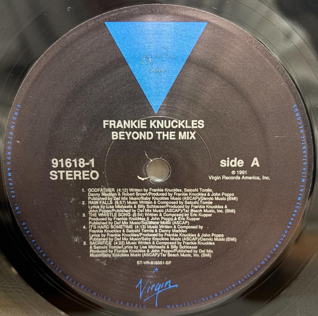 シュリンク付き! Frankie Knuckles Beyond The Mix