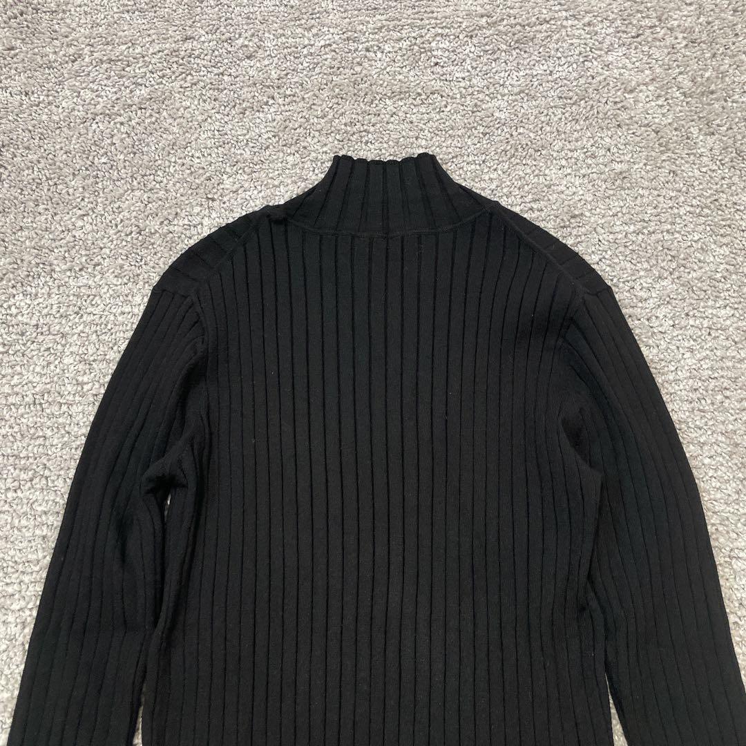 ✨美品【SOEJU】ワイドリブタートルネックニット ストレッチ有