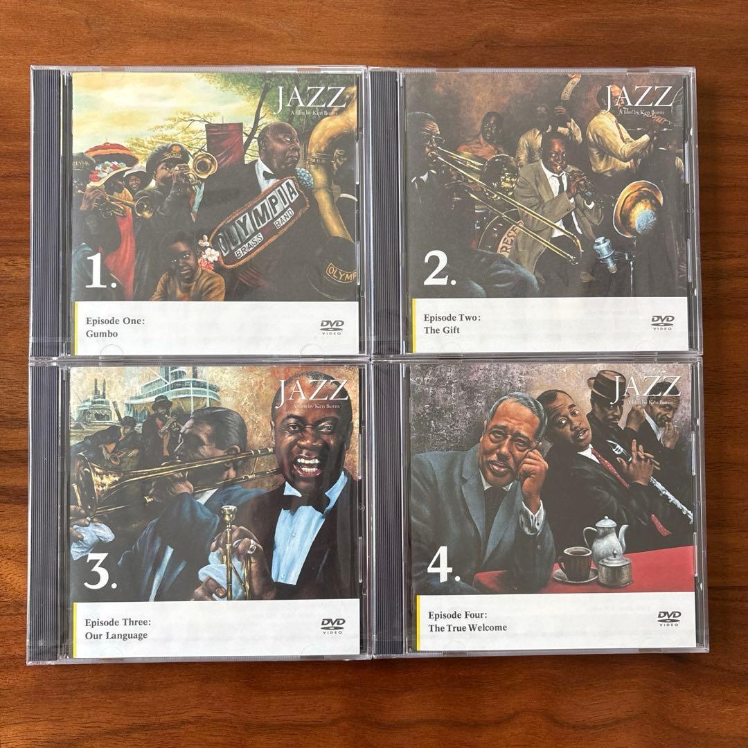 【JAZZ】ケン・バーンズ DVD10枚組（第八章以外は未開封）