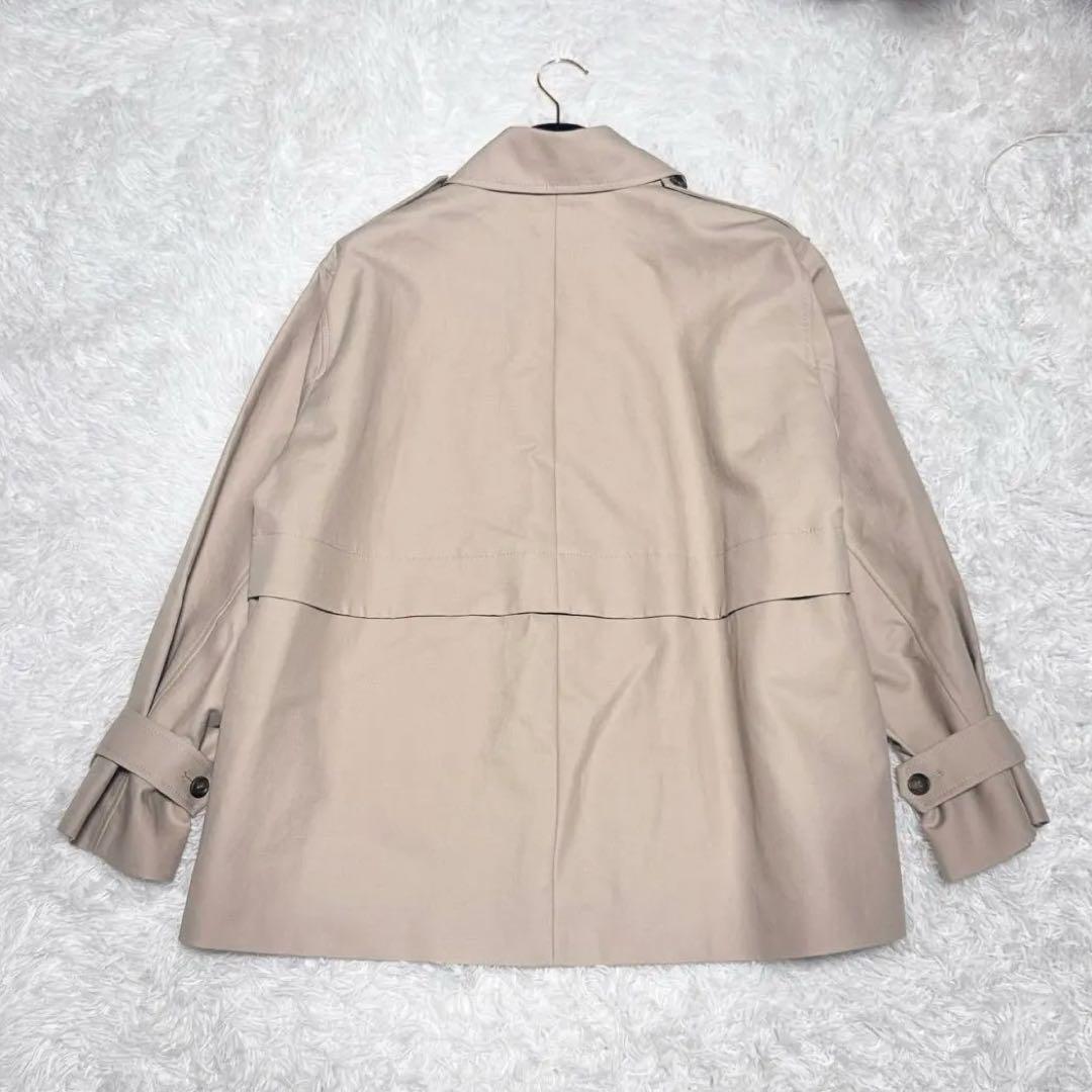 25年 美品 ノーブル NOBLE コットンダブルクロスハーフコート