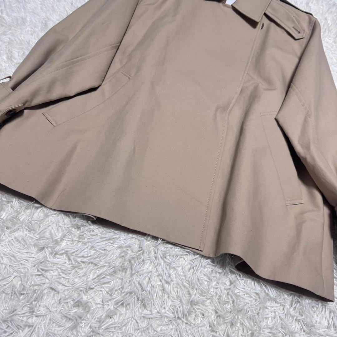 25年 美品 ノーブル NOBLE コットンダブルクロスハーフコート