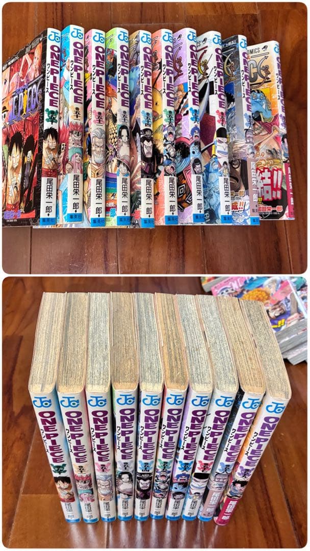 ワンピース漫画おまけ付き 1〜89巻、103〜105巻、ワンピースカード等付き