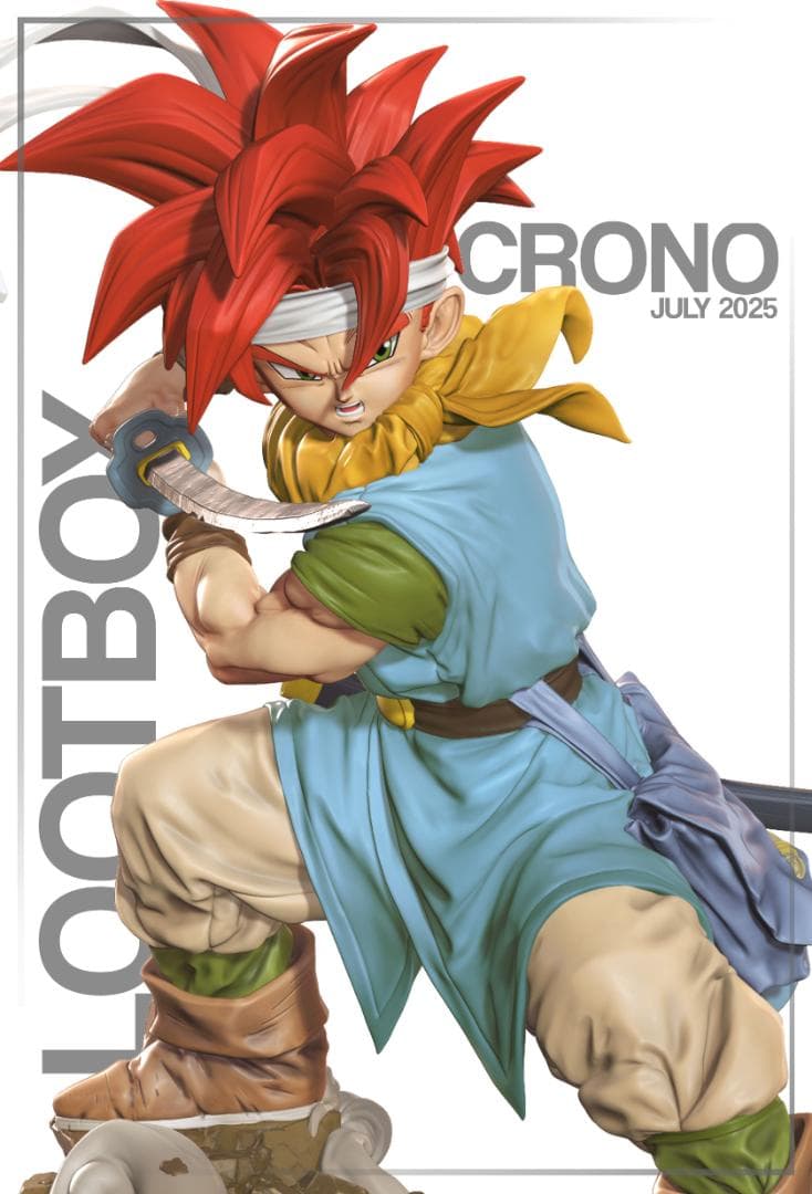 1/10　未塗装 未組立　フィギュア　ガレージキット　クロノ・トリガー
