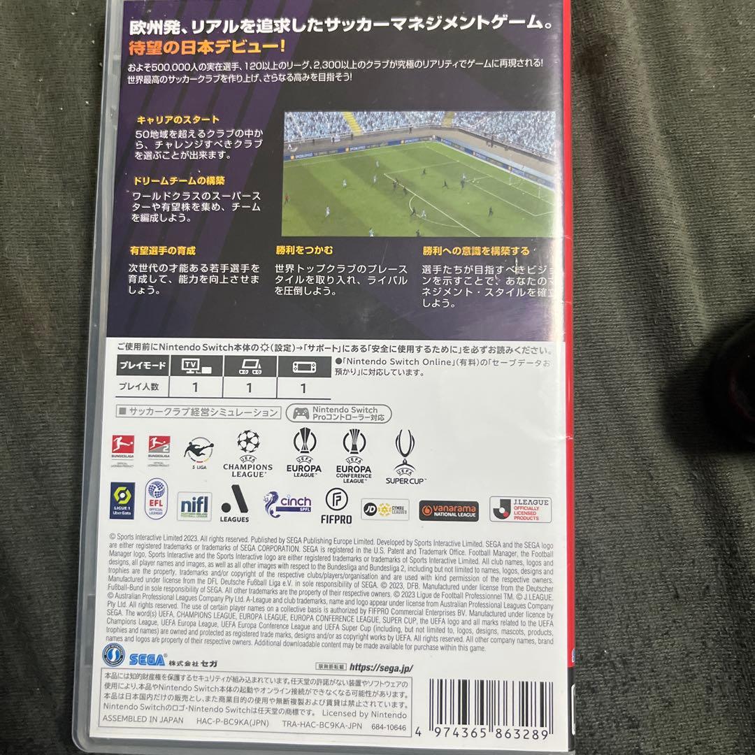 Switch +コントローラー+ FC24とフットボールマネージャー24